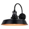 Vaxcel Dorado 15-in. W Metal Bronze Farmhouse Barn Motion Sensor Dusk to Dawn Outdoor Wall Light T0648 - alternate 8